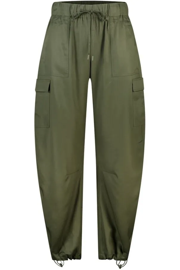 Barrel broek met cargo look