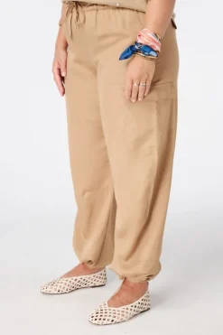 Barrel broek met cargo look