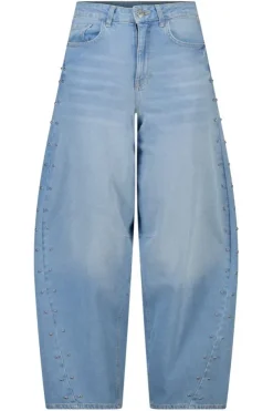 Barrel jeans met studs