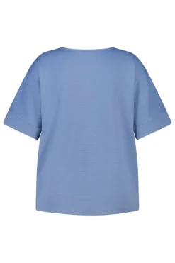 Basic top met wafelstructuur