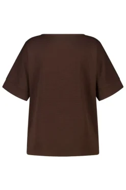 Basic top met wafelstructuur