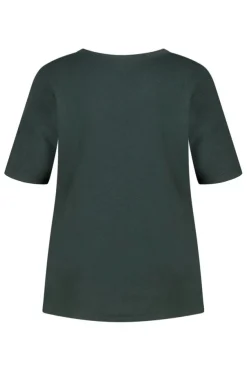 Basic top van ribstof