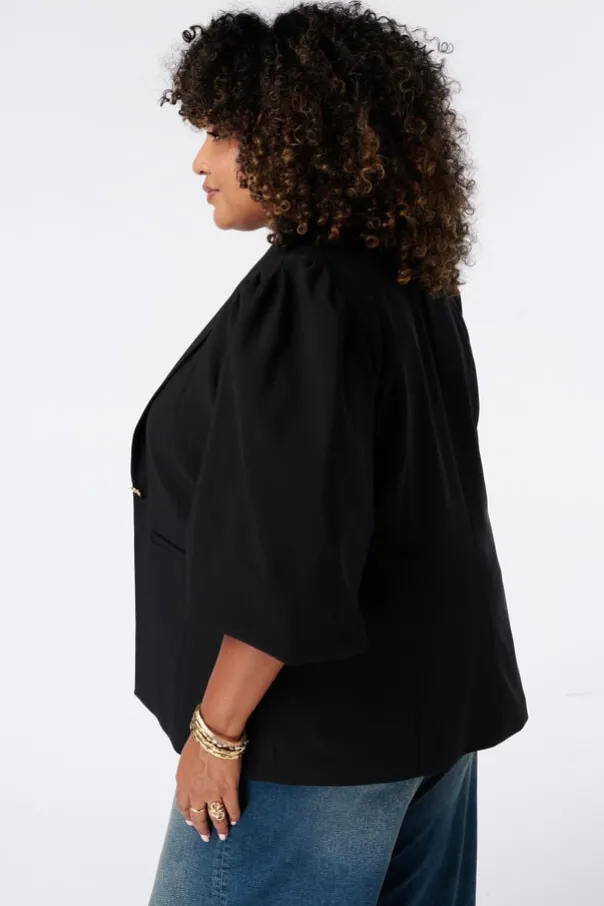 Blazer met pofmouwen