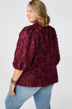 Blazer met pofmouwen