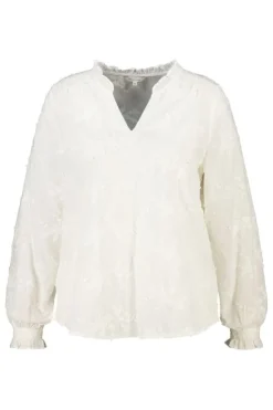 Blouse met borduursel