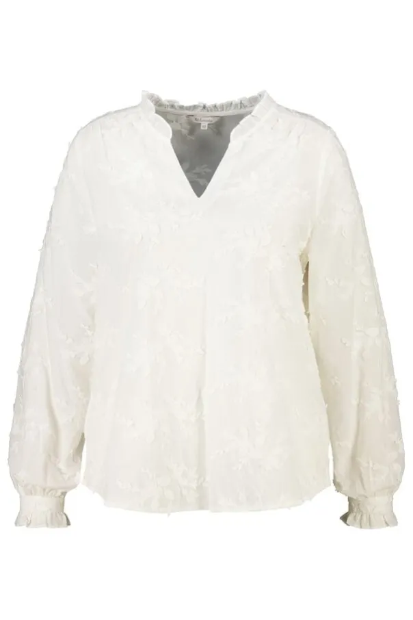 Blouse met borduursel