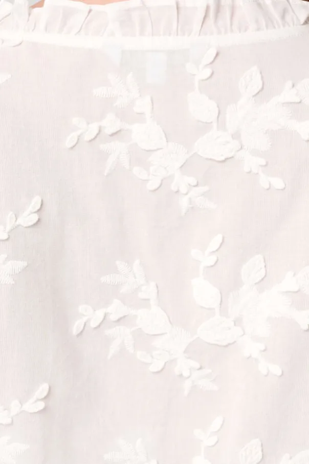 Blouse met borduursel