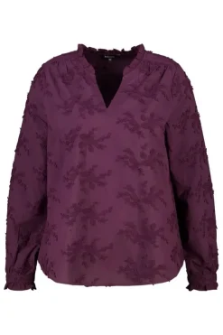 Blouse met borduursel