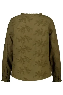 Blouse met borduursel