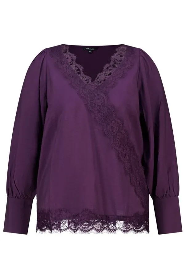 Blouse met kanten details