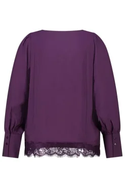 Blouse met kanten details
