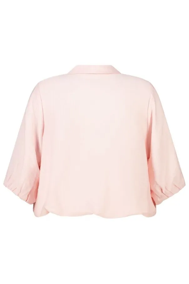 Blouse met korte mouwen