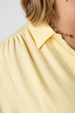 Blouse met korte mouwen
