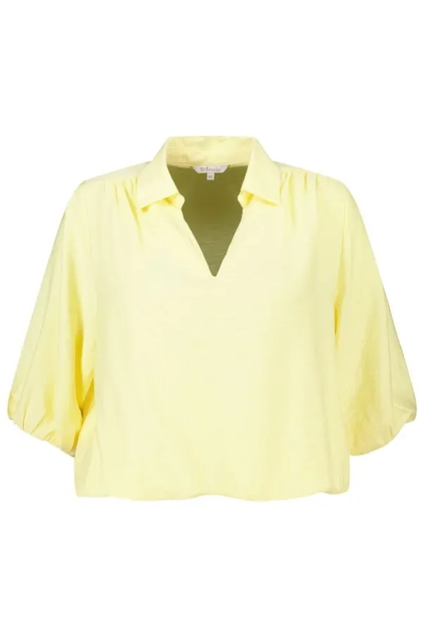 Blouse met korte mouwen