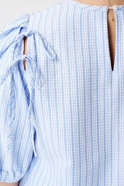 Blouse met pofmouwen