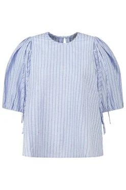 Blouse met pofmouwen
