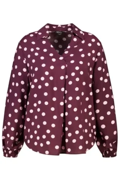 Blouse met polka dot