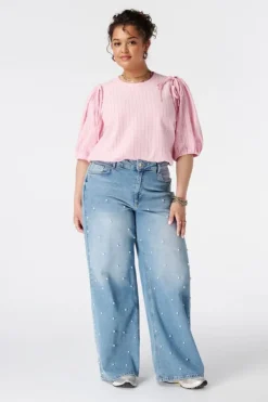 Blouse met strikken