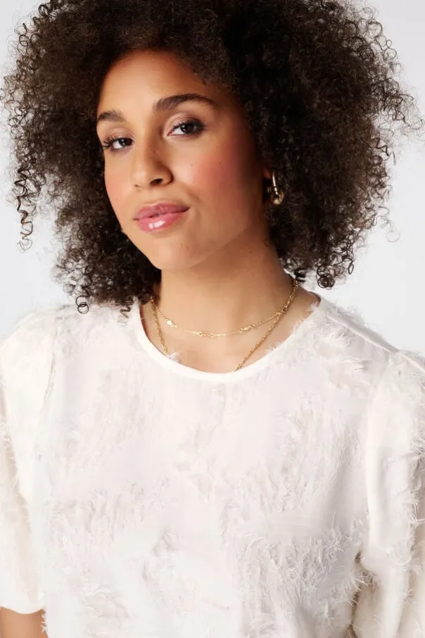 Blouse met structuur
