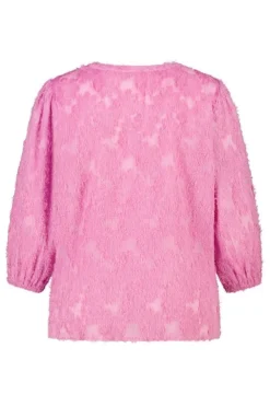 Blouse met v-hals