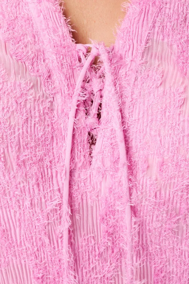 Blouse met v-hals