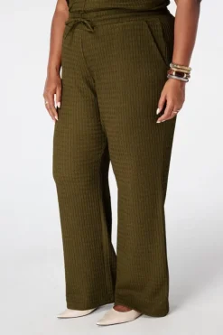 Broek met elastische taille