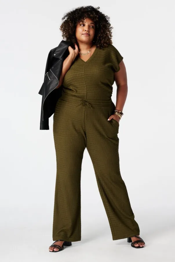 Broek met elastische taille