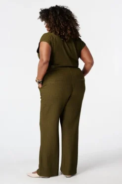 Broek met elastische taille