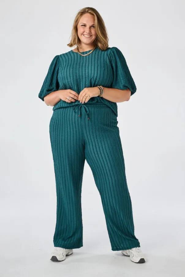 Broek met elastische taille
