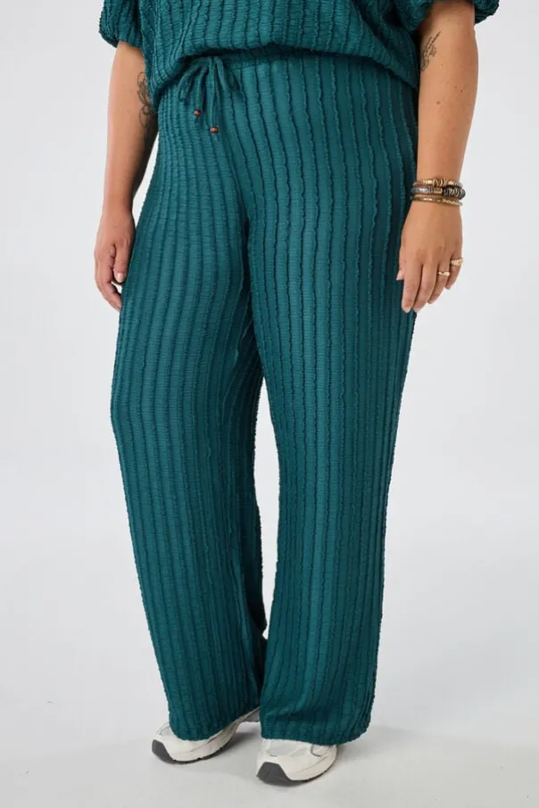 Broek met elastische taille