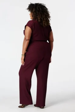 Broek met elastische taille