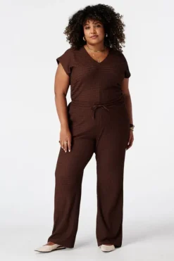Broek met elastische taille
