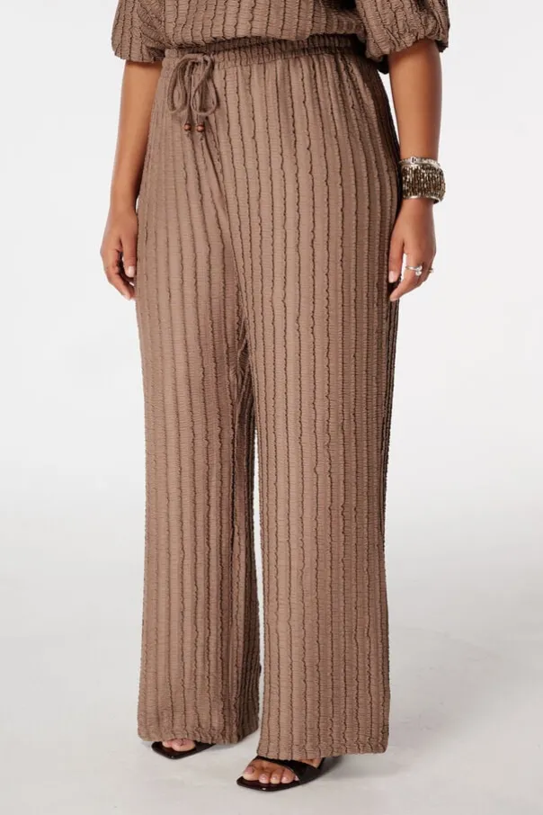 Broek met elastische taille