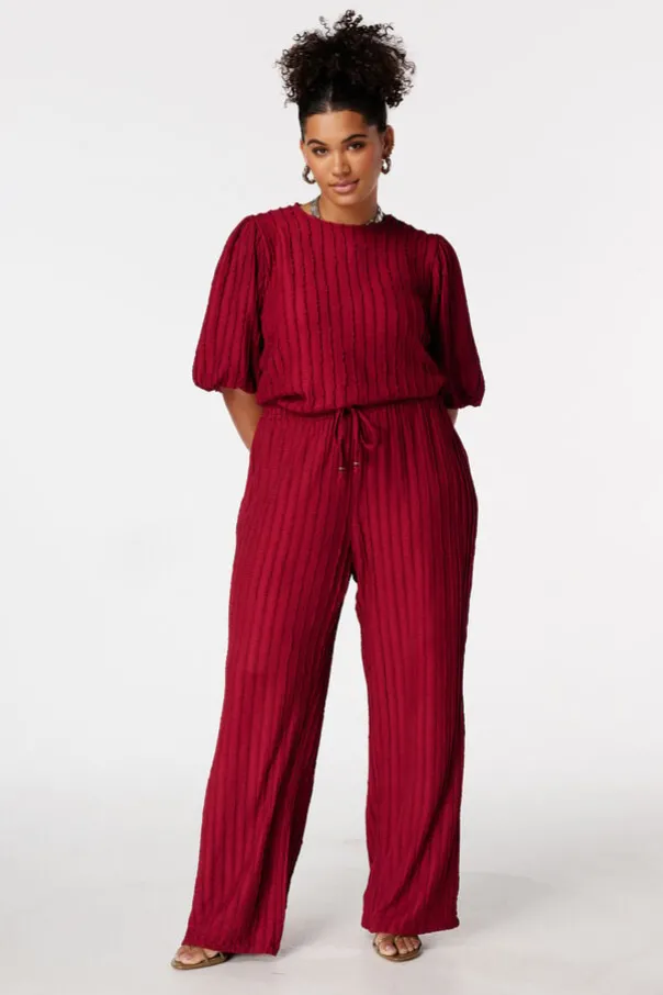 Broek met elastische taille