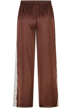 Broek met kanten zijkant