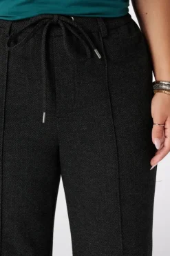Broek met krijtstreep