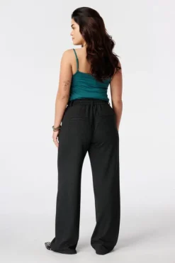 Broek met krijtstreep