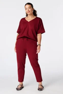 Broek met strikkoord