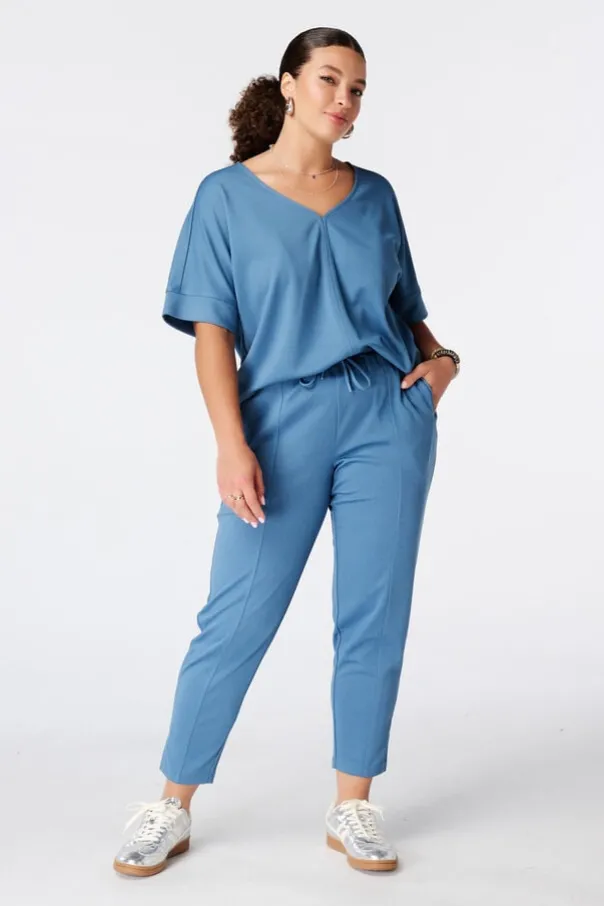 Broek met strikkoord