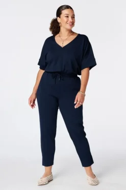 Broek met strikkoord