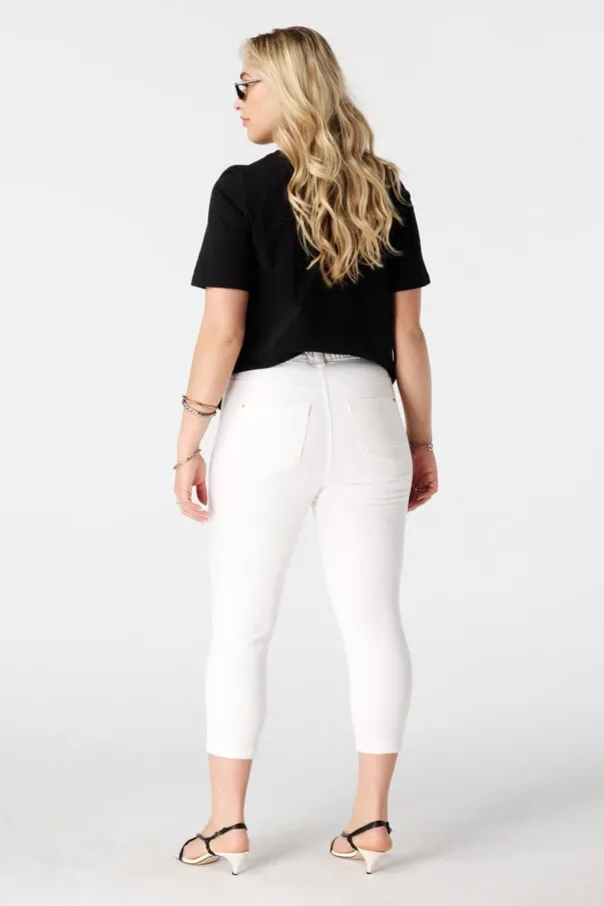 Capri tregging met denim look