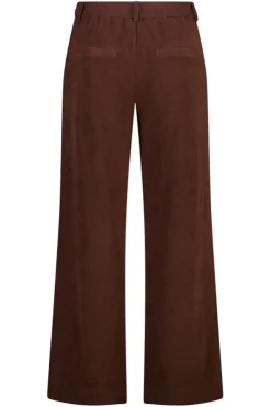 Corduroy wide leg broek