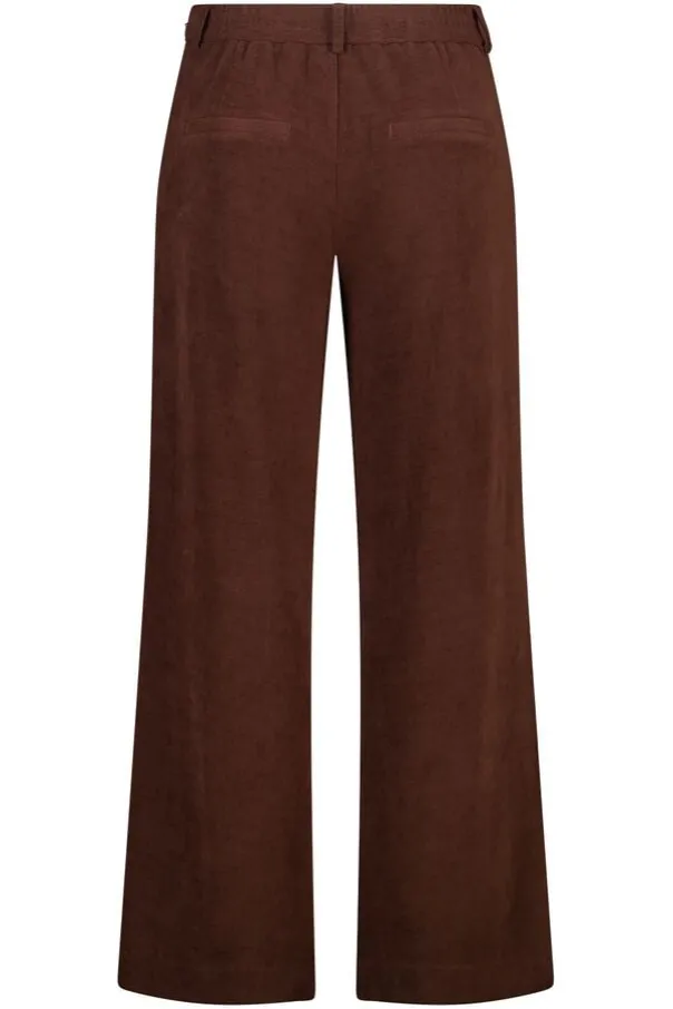 Corduroy wide leg broek
