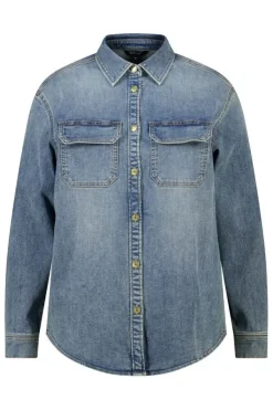 Denim blouse