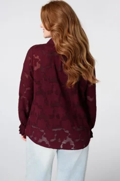 Doorschijnende blouse