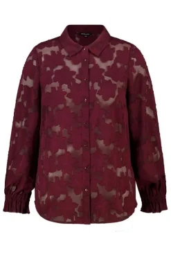 Doorschijnende blouse