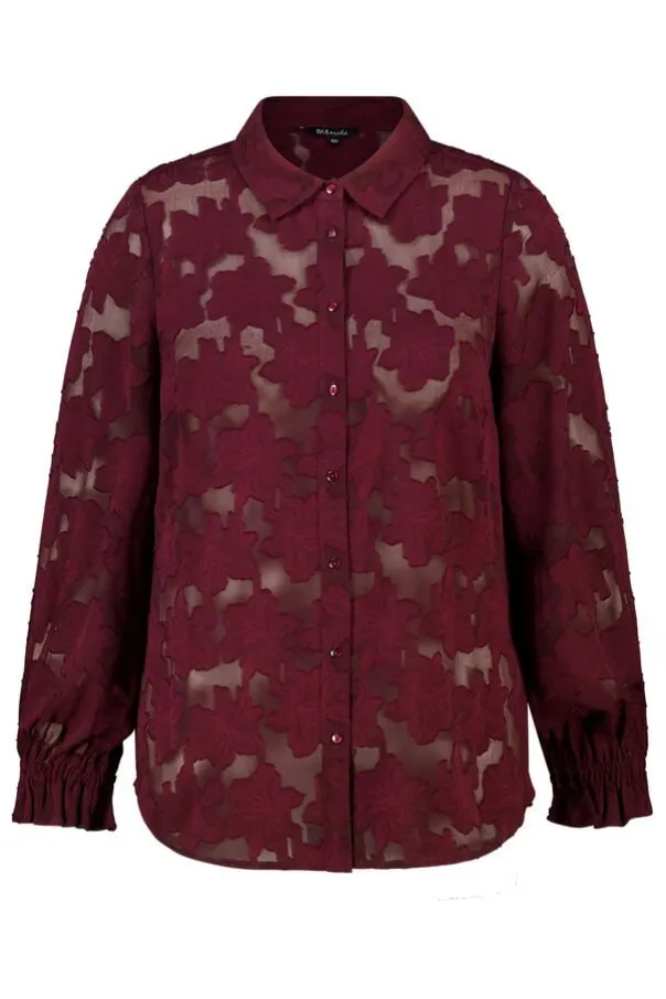 Doorschijnende blouse