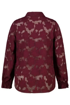 Doorschijnende blouse
