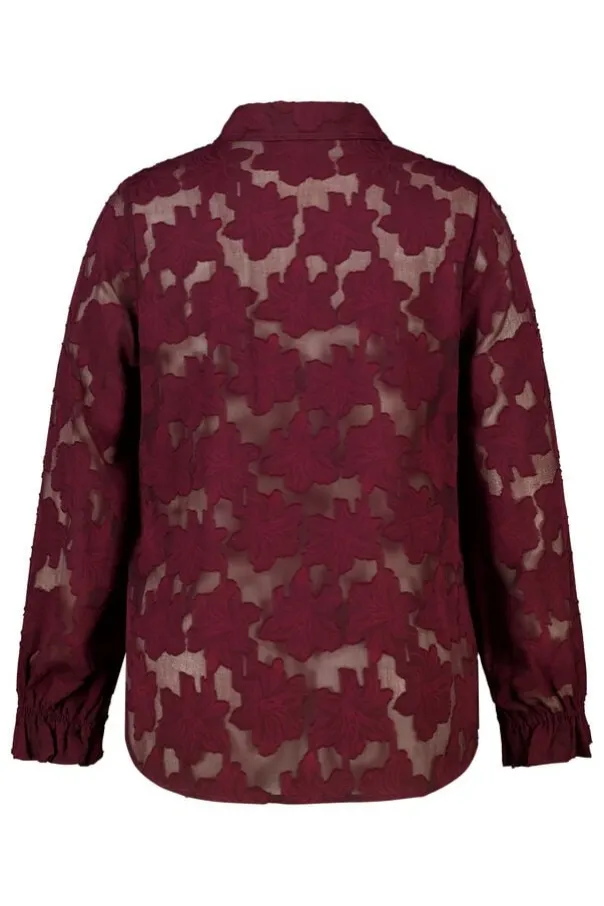 Doorschijnende blouse