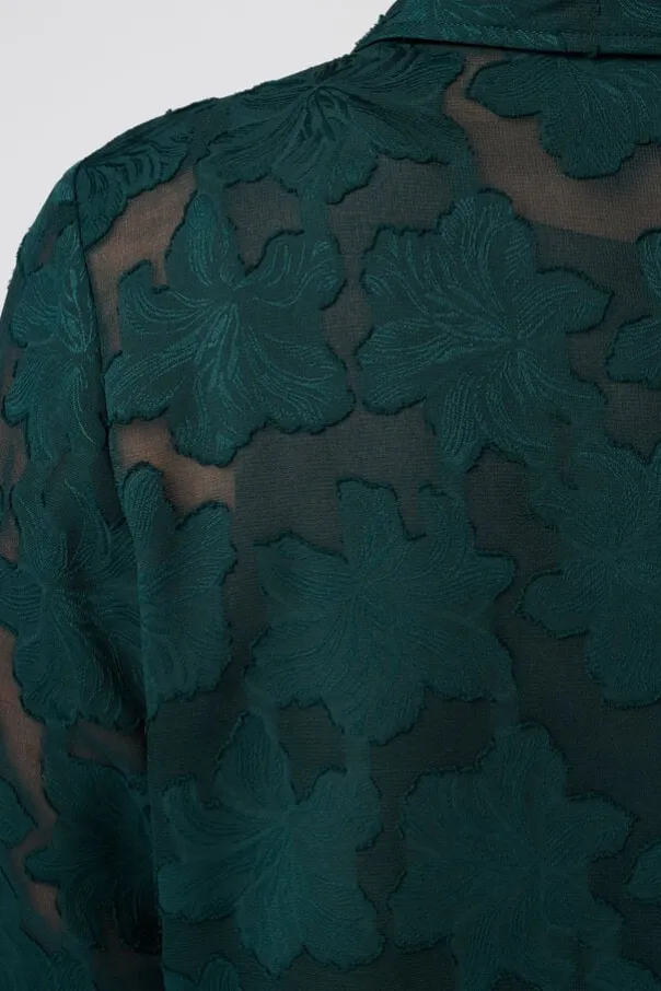 Doorschijnende blouse